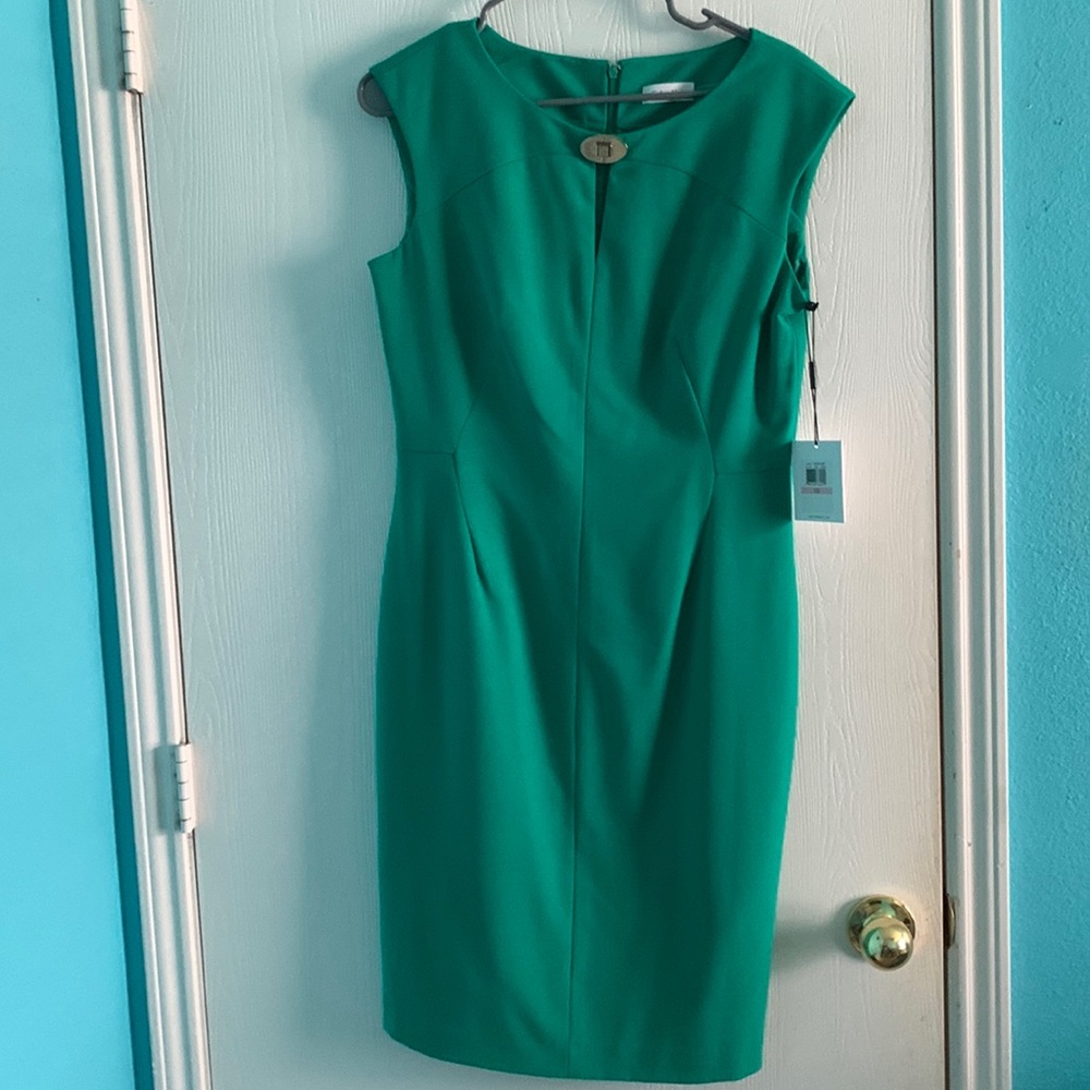 Calvin Klein Green Dress SZ 10